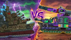 Морской и Наземный МОНСТР СУХОПУТНЫЙ КРЕЙСЕР vs БИСМАРК - Мультики про танки [get.gt]