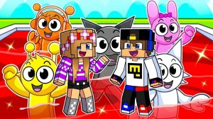 МОЙ ДРОН снял СПРУНКИ в МАЙНКРАФТ НУБ И ПРО ЭВОЛЮЦИЯ ВИДЕО MINECRAFT Евгенбро