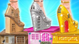 Домики Одного Цвета Челлендж # Бедная vs Богатая vs Ультра Богатая от Multi DO Girls