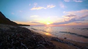 Морской закат на Берегу Рапанов