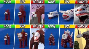 LEGO ВСЕ Персонажи Зараженного неба (Полная коллекция #2)  Noob / Pro / HACKER! (Воздушные монстры)