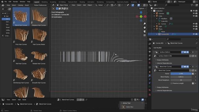 214 - Blend Hair Curves смотреть онлайн