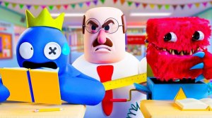 РАДУЖНЫЕ ДРУЗЬЯ - ШКОЛА ЭКСПЕРИМЕНТОВ!   Poppy Playtime Rainbow Friends - Анимации на русском