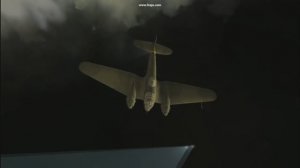 Ил-2FB Советский He-111, Ночная атака на аэродром, c модами эффектов и звуками