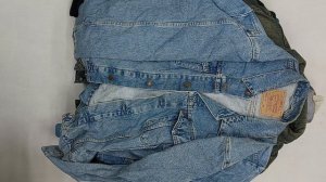43719 Куртки джинсовые брендовые винтаж, 4пак, giubboti jeans firmato, секонд (vintage/extra) оптом