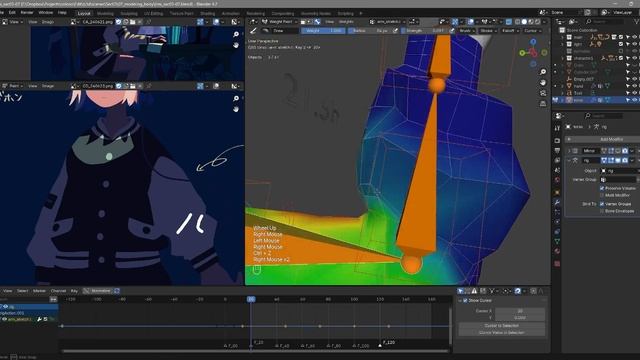 Coloso - A to Z of NPR Animation in Blender 16-4. Modeling & Rigging Practice - Body 4