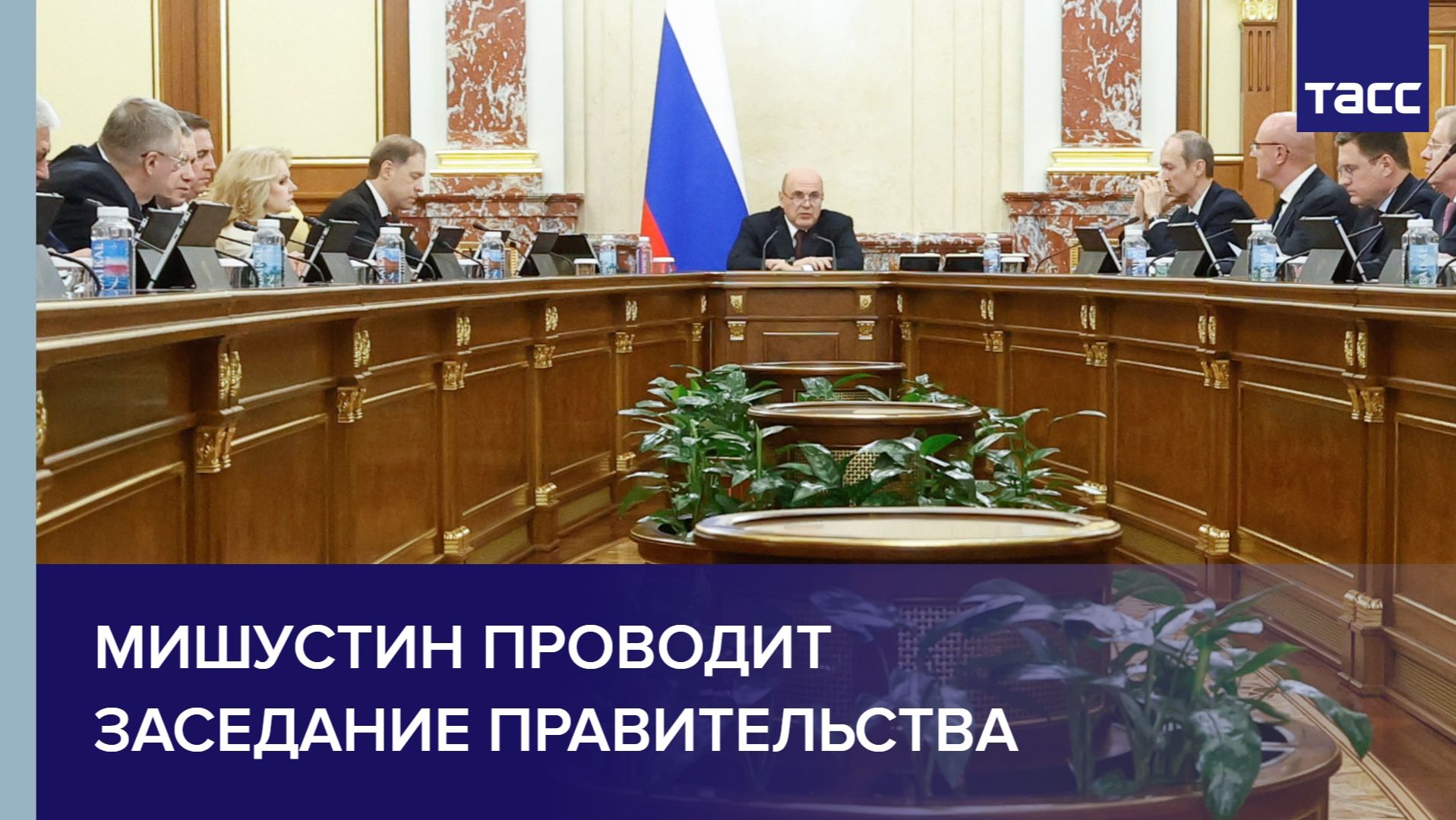 Мишустин проводит заседание правительства