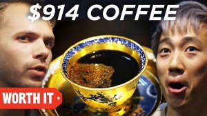 Кофе за 1 доллар против кофе за 914 долларов • Япония | Worth It
