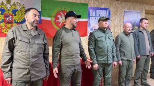 Татарстанским бойцам вручили государственные награды в зоне СВО