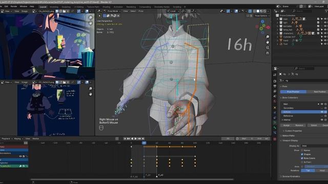 Coloso - A to Z of NPR Animation in Blender 14-1. Modeling & Rigging Practice - Body 2 смотреть онлайн