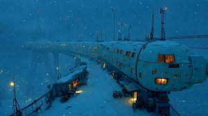 Winter Soundscape ☢️ Ambient Dystopian Blizzard