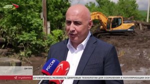 Георгий Атаров выехал на места размывов в Дигоре и Садоне