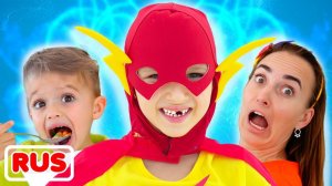 Влад и Никита играют в супергероев # Сборник видео для детей