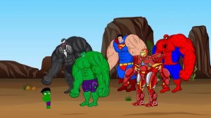 174. Rescue SUPER HEROES HULK & SPIDERMAN vs VENOM KING KONG  Returning from the Dead SECRET - FUNNY
