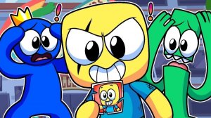 РАДУЖНЫЕ ДРУЗЬЯ - ЗЛОЙ БРАТ ИГРОКА!   Poppy Playtime Rainbow Friends - Анимации на русском