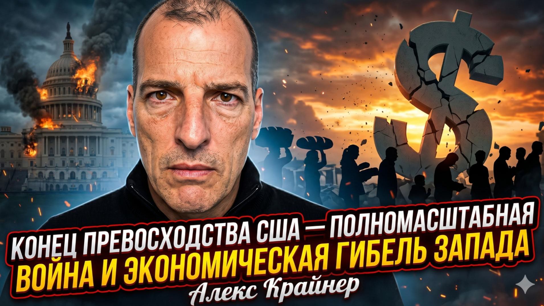 💀 Алекс Крайнер | КОНЕЦ США. Тотальная война и экономическая смерть Запада