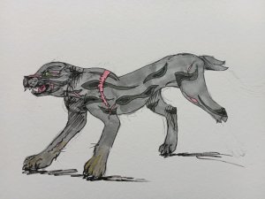 Продолжаю рисовать Чернохвостую