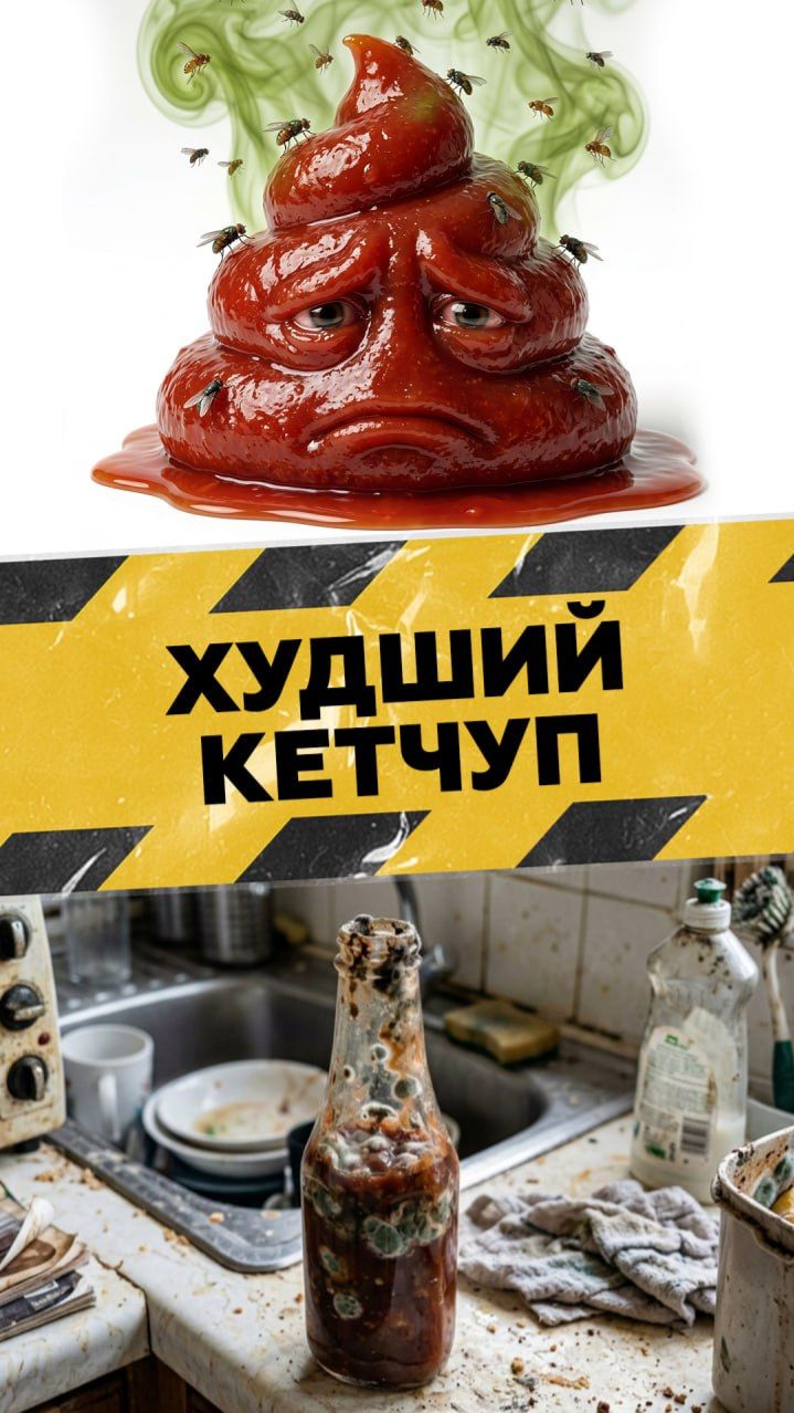 Знаешь, какой кетчуп лучше оставить на полке?