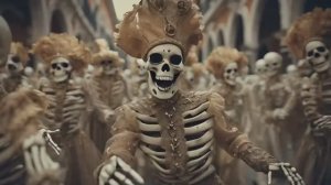 Skeleton rave in Venice