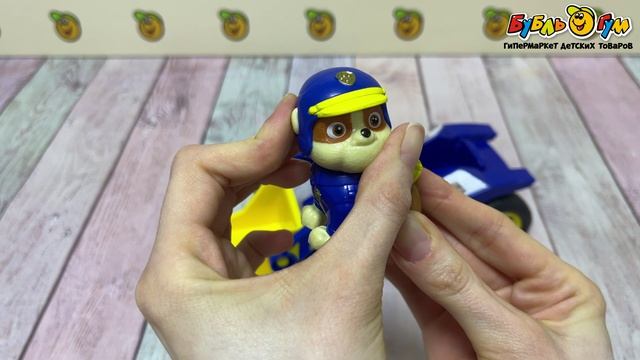 Набор игровой PAW PATROL Крепыш  с машинкой и черепашкой 20см с 3лет - видео