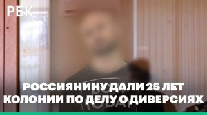 Россиянину дали 25 лет колонии по делу о диверсиях в Московском регионе