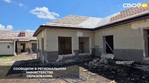 В станице Суворовской продолжается капитальный ремонт двадцатой школы