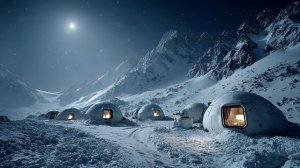 The Last Sheltered Colony ☢️ Frozen Dystopian Ambient Soundscape