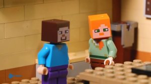LEGO Minecraft Hardcore Строим идеальный домик на дереве в джунглях, чтобы выжить!