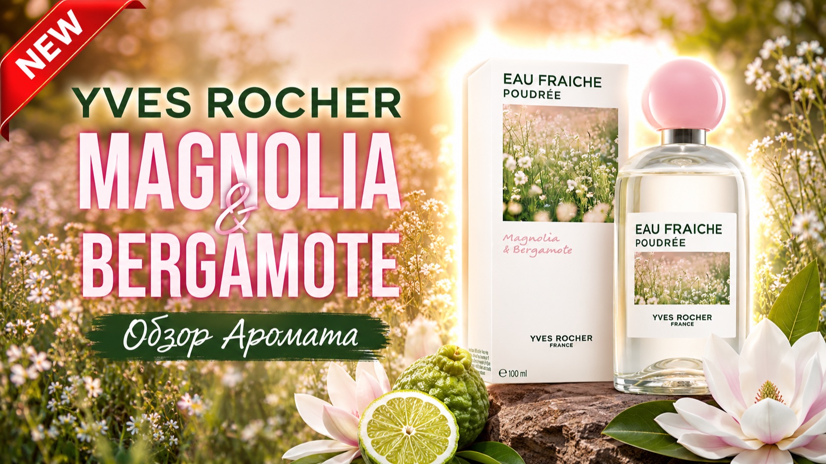 Обзор Аромата - Yves Rocher  Magnolia & Bergamote 🌿