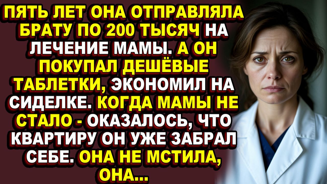Истории из жизни|Двести тысяч в месяц на швейцарские лекарства, которые никто не покупал|Аудио расск