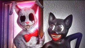 Mr. Hopps vs Cartoon Cat. СТРАШИЛКИ МОМО.