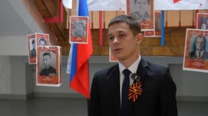 К 9 МАЯ. Рукотворная Стена памяти и музыкальный Бессмертный Полк от камчатских школьников
