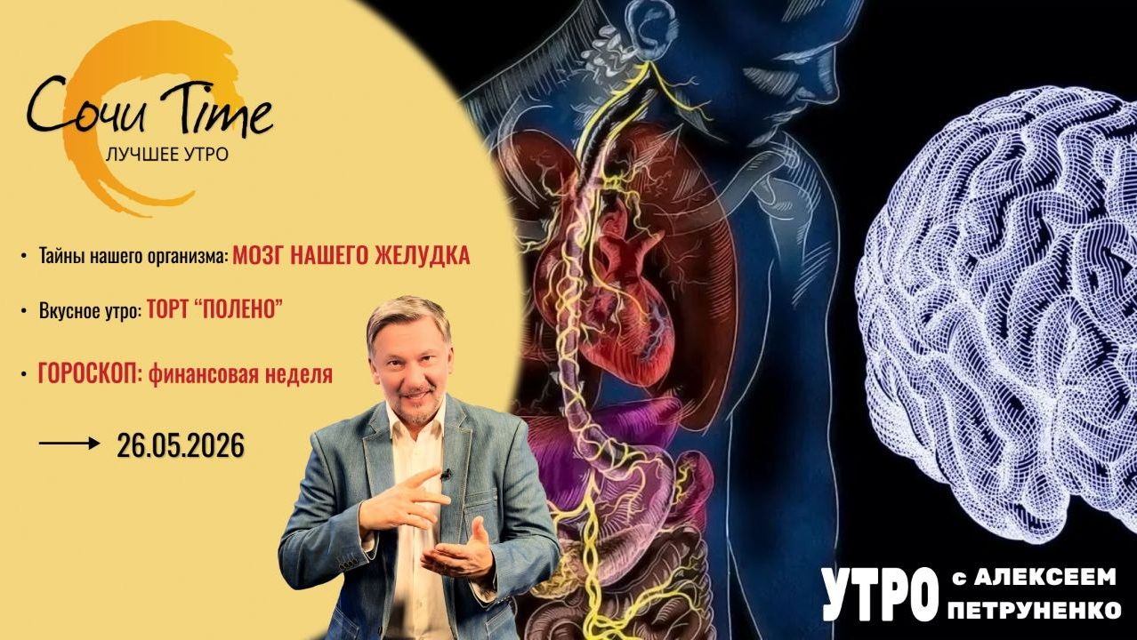 Утро с Сочи24: эфир от 26.05.2026 смотреть онлайн