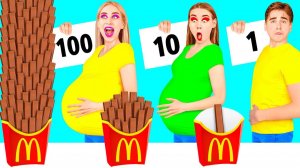100 слоев еды Челлендж #3 c BooBoom Challenge