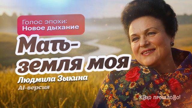 Синеглазая мать-земля — Людмила Зыкина (AI Reimagined)