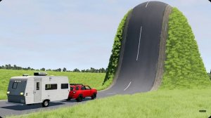 Автомобили против гигантской выпуклости — BeamNG Drive 🔥 ULTIMATE Edition