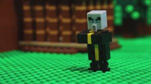Тёмный план дракона — LEGO Minecraft мини‑фильм в стиле Stop Motion