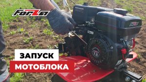 Запуск мотоблока Forza