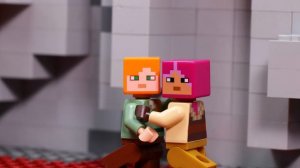 100 дней погребённых заживо в Minecraft Hardcore — LEGO Stop Motion об Алексе и Стиве