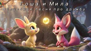 ✨ Мила и Гоша — Мы сияем 🌈 Песня про дружбу | Детская песенка для детей