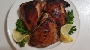 Пряно-острая курица со специями и соусом ткемали
