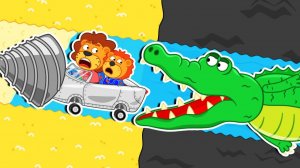 Маша и Леопольд. Динозавр - Серии для всей семьи - Lion Family на русском - Мультик