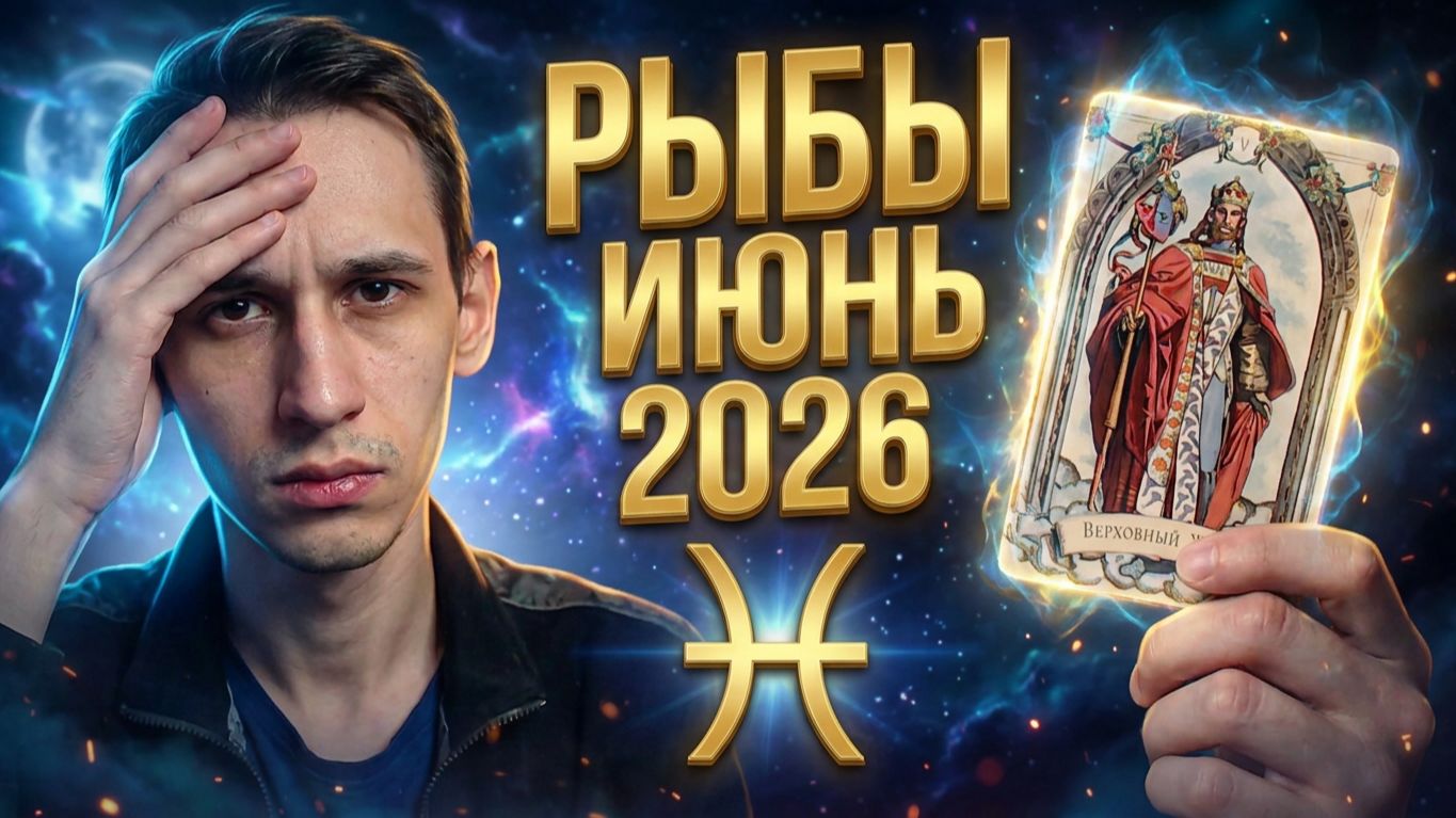 РЫБЫ ИЮНЬ 2026: ТЕОРИЯ ВЕРОЯТНОСТИ СОБЫТИЙ 🌛 Время замедлиться?