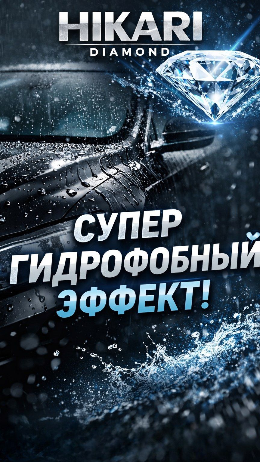Водоотталкивающий эффект, который невозможно подделать. Это не «быстрый блеск на пару моек»