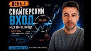 ДЕНЬ 4. КАК и КОГДА входить в рынок. Мой Снайперский Вход.