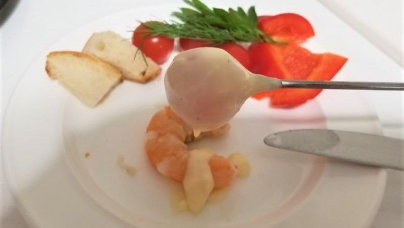 Пикантное фондю с креветками и овощами смотреть онлайн