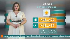 Погода в Старом Осколе на 22 мая
