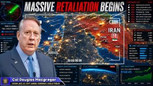 Massive Explosions Shattered Tehran — Iran Answered By Flooding Israel With Missiles  Col Macgregor