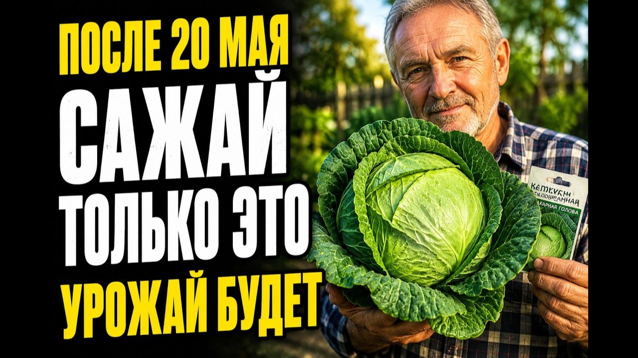 Не сажай всё подряд! 8 культур после 20 мая