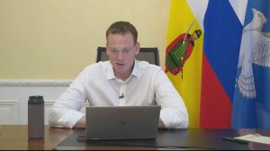 Павел Малков провел прямой эфир
